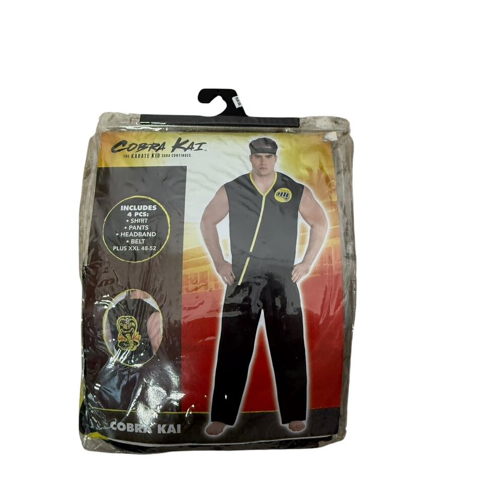Cobra Kai Karate Kid Mike Barnes Adult Mens Halloween Costume 8405060 Amscan 2XL